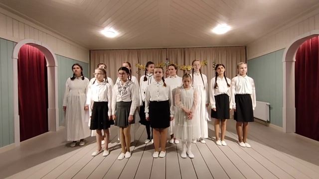 Песня "Батюшка,наш батюшка"исполняют воспитанники воскресной школы"Спас на Нерли".2024г.