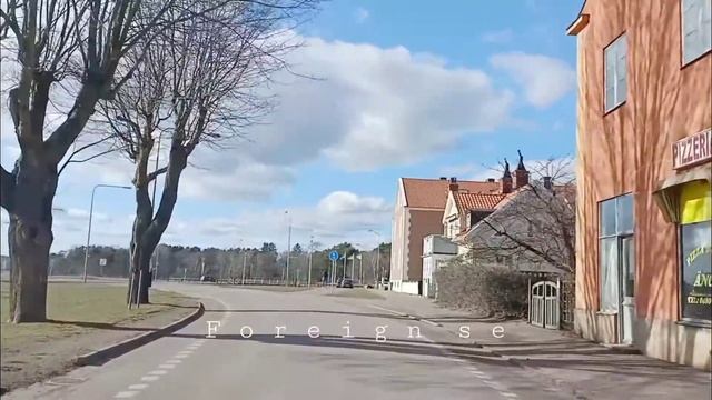 Driving in Kalmar Sweden  Short Video