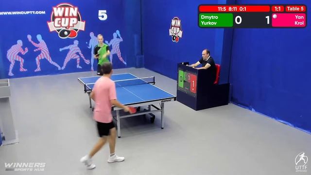 23:30  Юрков Дмитрий   3-1  Кроль Ян  стол 5  ЮГ-6  23.07.22