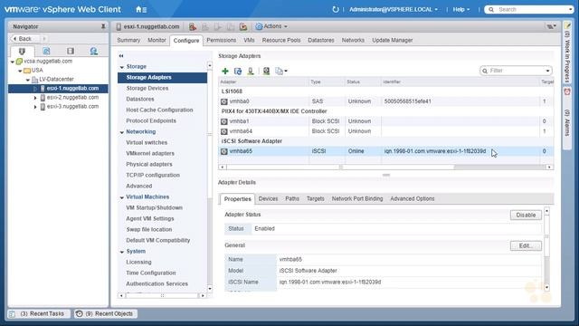 Creating an iSCSI Datastore_15