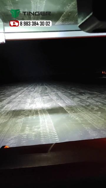 второй проход по взлётной полосе на вездеходе ТИНГЕР