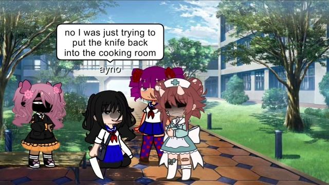 if my new oc was in yandere simulator (short asf💀)