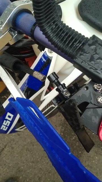 лопнул тросик сцепы эндуро мото