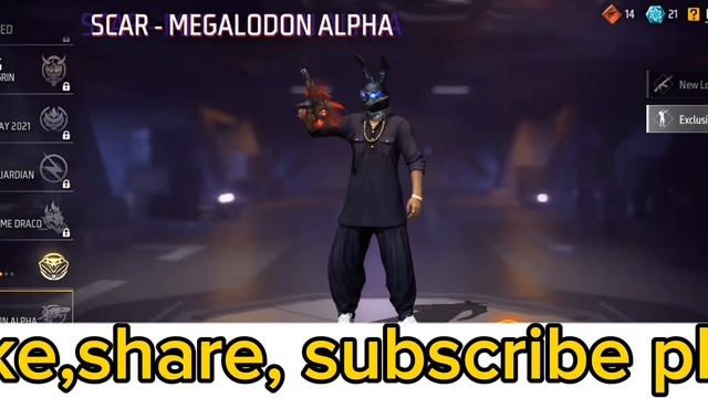 Evo scar megalodon return in free fire Pakistan server 2023 | freefire