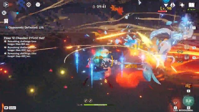 Xiangling Polearms Archon & Echoes Set 215% Atk Speed Build | 2.6 Floor 12 Showcase