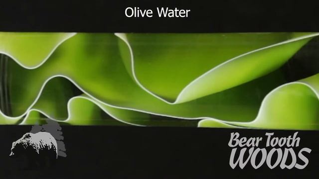 Olive Water - Bear Tooth Woods Acrylic Pen Blank