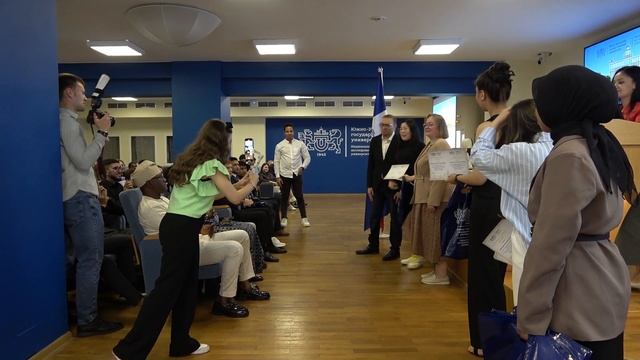 Награждение лучших иностранных студентов выпускных курсов