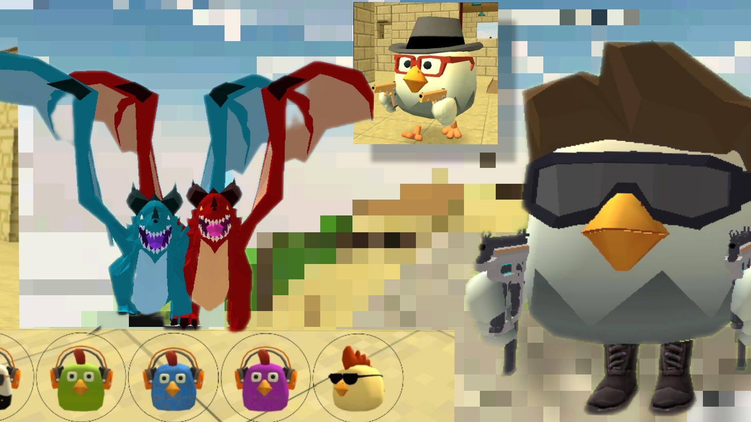 ОБЗОР на старую версию Chicken Gun, Чикен ган
|ЧИКЕН ГАН| 3.0.0 2ч.