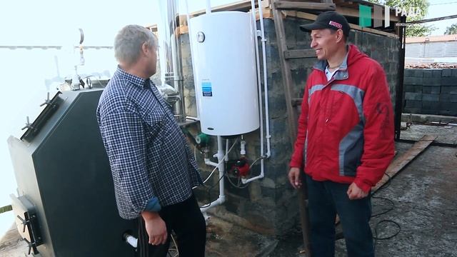 Отзыв Владимира о монтаже котла НЕДЕЛЬКА, системы отопления и водоснабжения