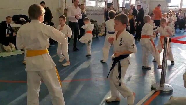 Даня тренировка киокушинкай 15.02.2015 года