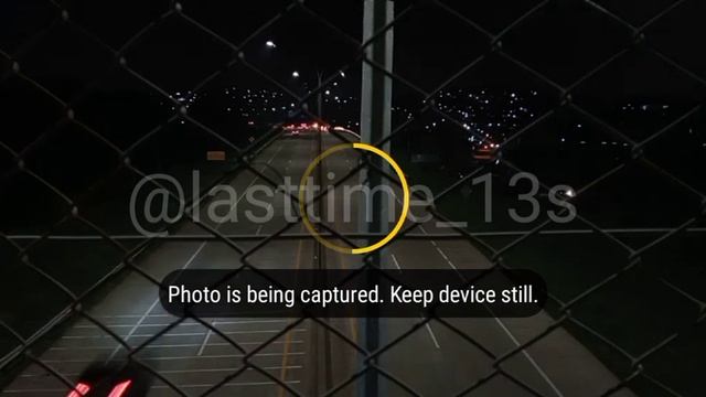Mengambil foto dengan mode Light trail menggunakan FV-5 Lite.
