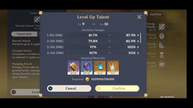 i almost triple crown all mc talents | Genshin Impact #shorts