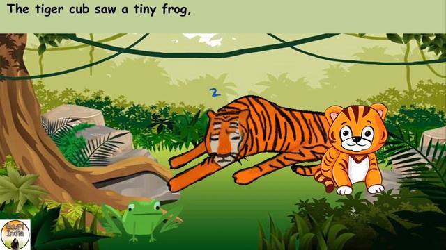 Little Tiger Big Tiger | Animated and Musical Story| Class 3 English | By Himanshi Sharma