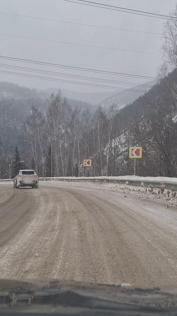 Красота!  #природа #дорога #сибирь #снег