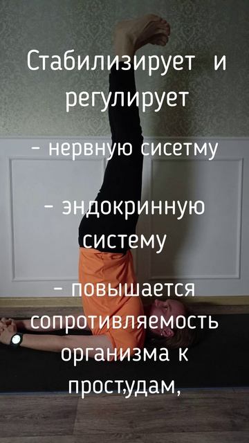 Сарвангасана - польза для всего тела