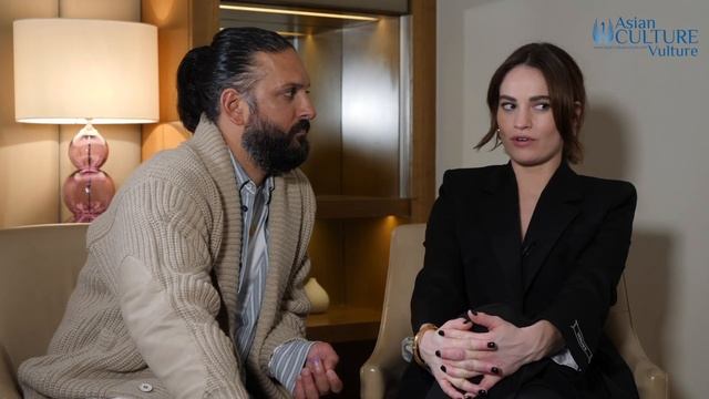Lily James & Shazad Latif on 'What’s Love Got To Do With It?’  😂 Cultural romcom