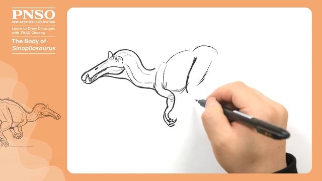 Chongzuo the “Sinopliosaurus” 7: The Body | Learn to Draw Dinosaurs with ZHAO Chuang