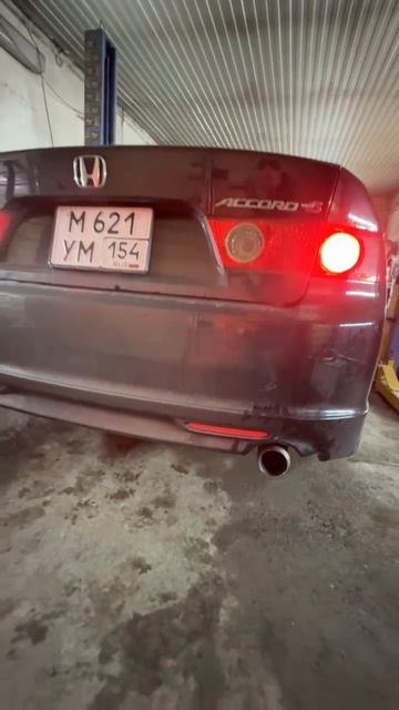 Honda Accord 7. MUGEN Exhaust. First start