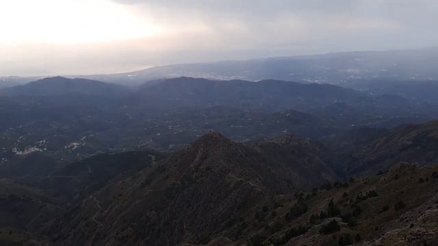 La Axarquia vista desde La Maroma