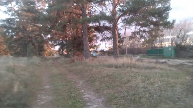 Въезжаем в посёлок Нагорный (Лысогорский район)