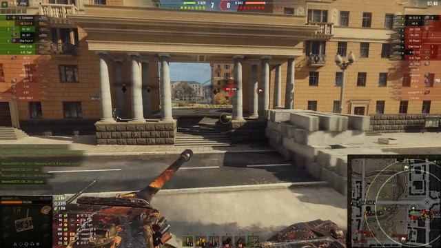 Мир танков. WOT. Бой на  VK 72.01 (K). Взял 7 фрагов и 9.8К урона