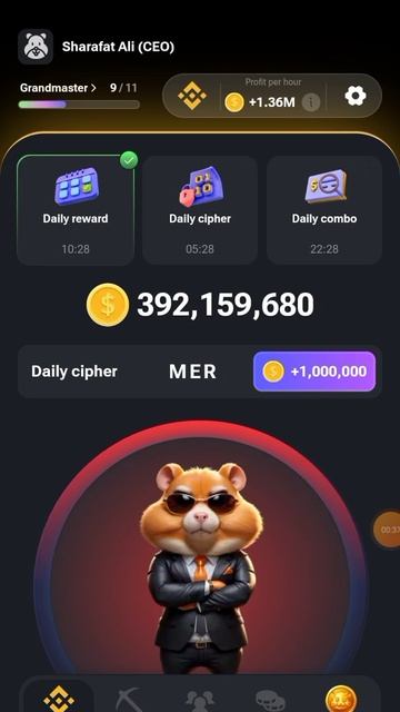 15 july cipher code hamster #today #superman #hamsterkombat
