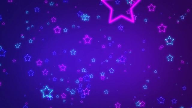 Neon stars infinity, motion art.