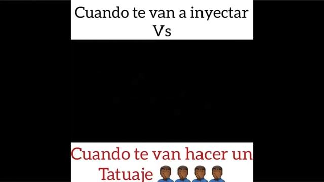Inyección vs tatuaje 😂😂😂😂😂😂