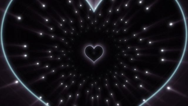 Neon Heart Tunnel Heart | Black Heart Background | Tunnel Background loop | Neon Background video