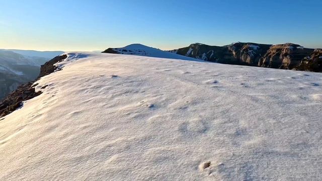 Соло поход на гору Матук в январе