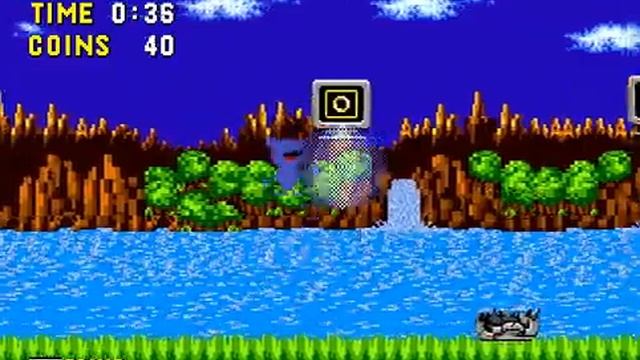 Blue Rat in Sonic 1 (GEN) Gameplay
