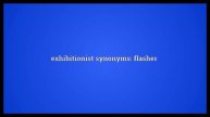 Exhibitionist Meaning