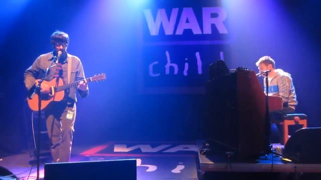 Blur Damon Albarn and Graham Coxon - He Thought Of Cars at Warchild Brits gig