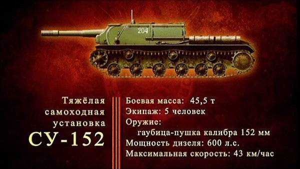 Тяжелая самоходная установка СУ-152
