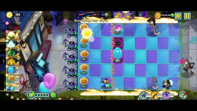 PvZ 2 ~Neon Mixtape Tour ( Stage 21 )