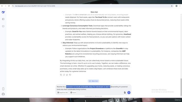 03-01 - How to Write High-Quality Articles & Blog Posts with DeepSeek Ai
