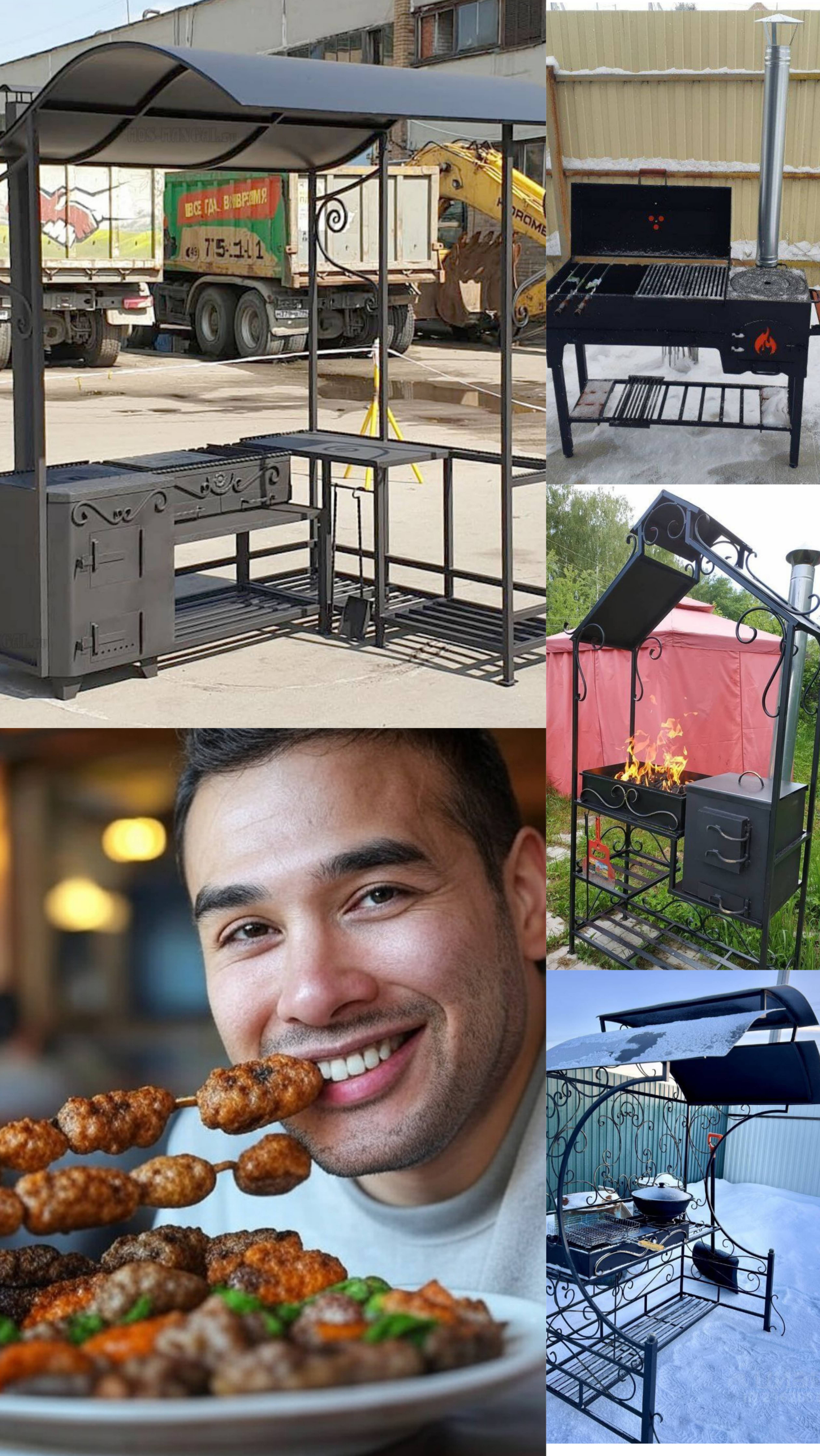 Мангал Шеф-повар Угловой под тандыр, Имение Плюс, Подмосковье, ММ-85 по т.84957644402 mos-mangal.ru