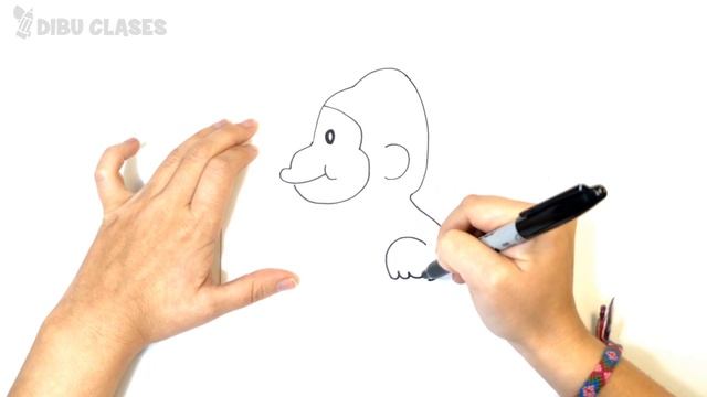 Cómo dibujar un Gorila para niños | Dibujo de Gorila paso a paso