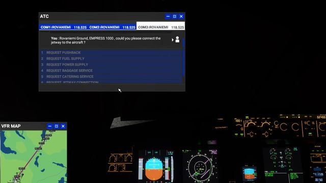 Lapland ILS landing Rovaniemi, Finland | Flybywire 32NX 5.1 | MSFS 2020 | Funny Bridge and Sunlight