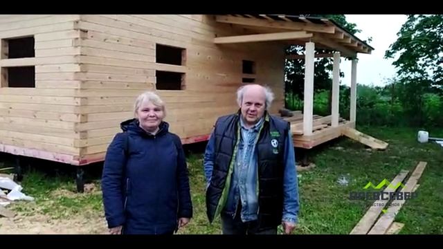 20. Видеоотзыв заказчиков о строительстве дома компанией ДревСевер