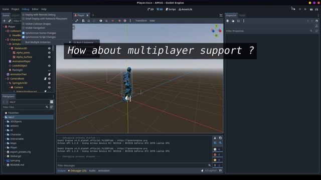 Advanced Movement template in Godot Engine 4 Showcase | Get it now for free