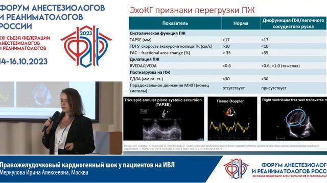 ПрЖел кардиогенный шок на ИВЛ Меркулова ИА  Съезд ФАРР 2023