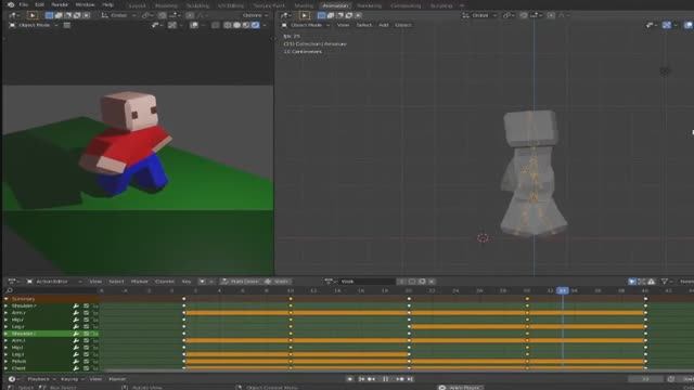 Анимация_Blender 4.0 результат