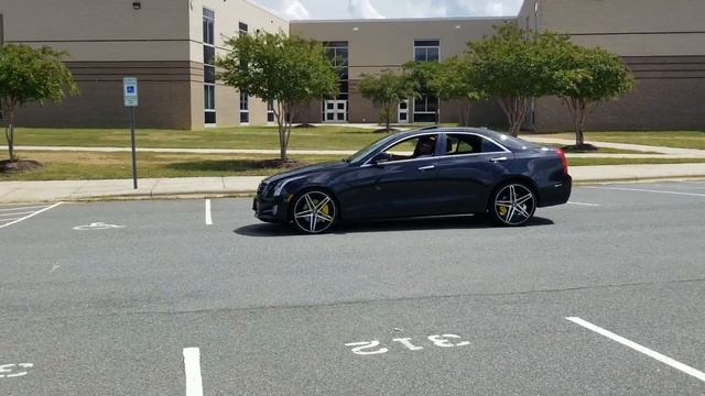 2014 Cadillac ATS on 20 inch TIS 536MB Wheels