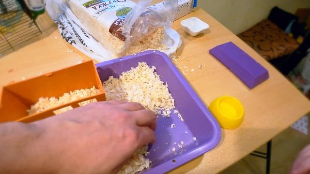 Убираем клетку у хомяка Чипа