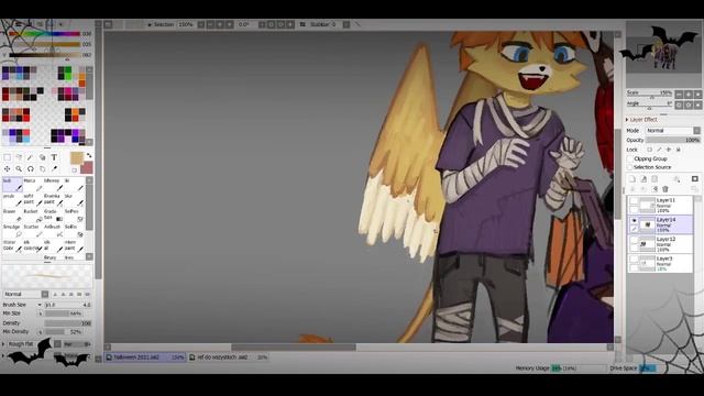 Halloween 2021 pt2 || Speedpaint #20
