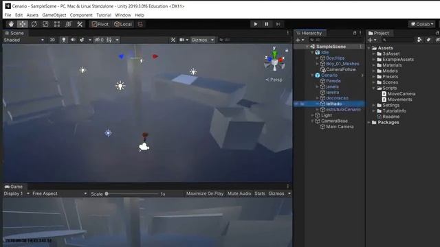 Camera follow the player and rotate with mouse