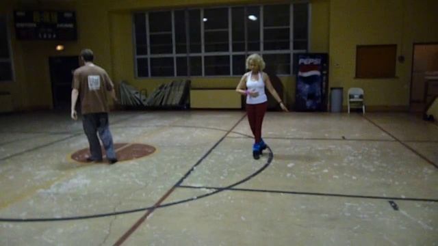 Larry Payne Jazz Dance 04-27-09 "Fosse Step" for "On Broadway"