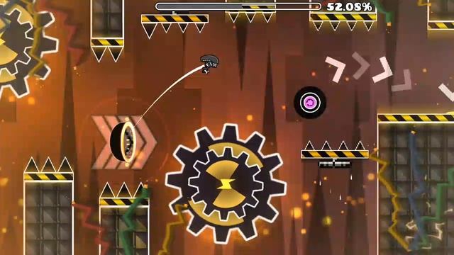 Прохождение уровня Geometry dash