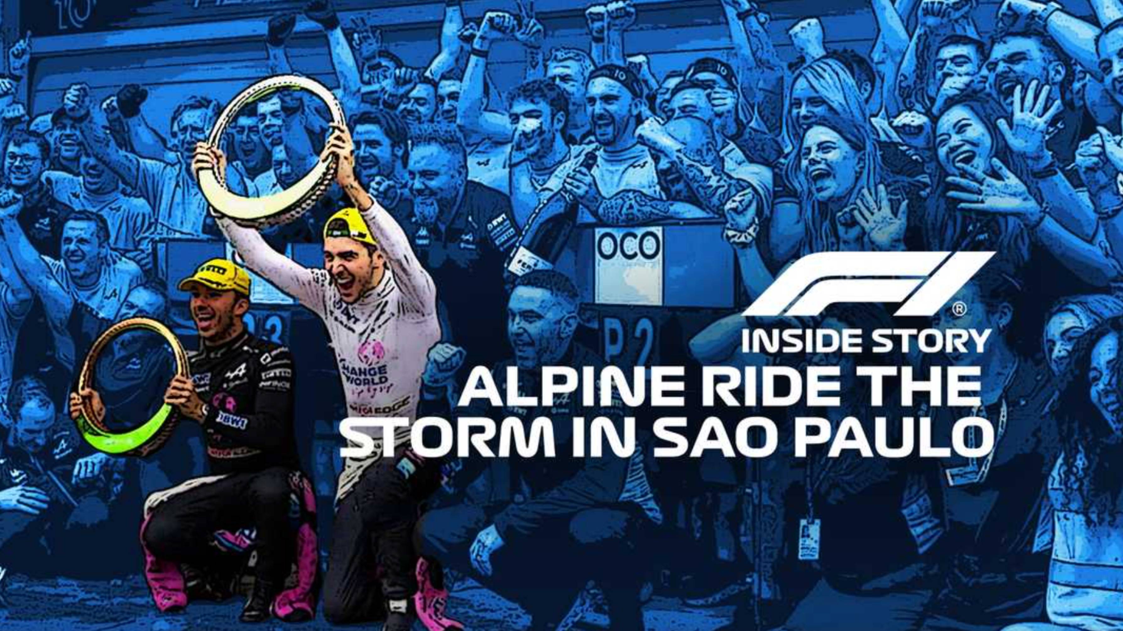 INSIDE STORY: Alpine едет во время шторма в Сан-Пауло